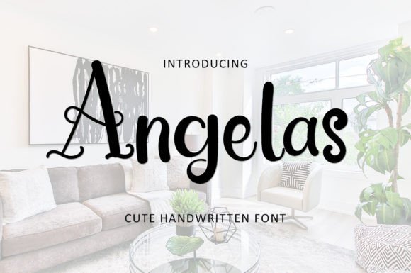 Angelas Font for Business Branding and Design