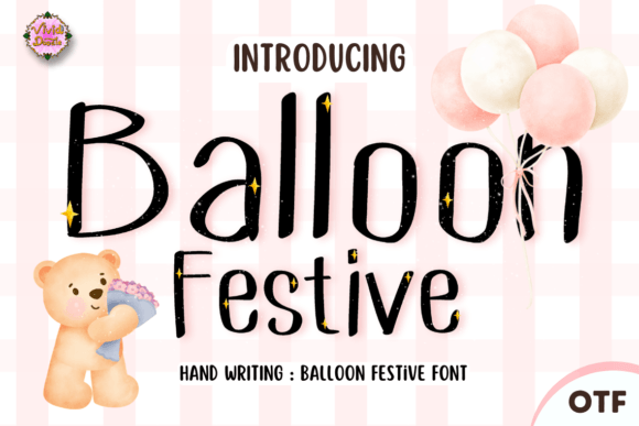 Balloon Festive: A Hand-Lettered Typeface for Seasonal Branding
