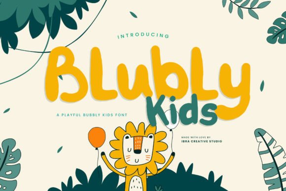 Blubly Kids: The Playful Typeface for Engaging Web Design