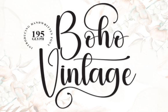 Boho Vintage: The Handwritten Typeface That Polishes Small Business Branding
