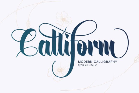 Calliform: The Elegant Typeface for Modern Editorial Design