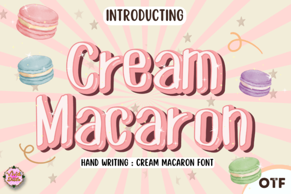 Cream Macaron: The Perfect Font for Festive Brand Identity