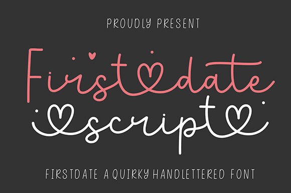 Firstdate Script Font for Editorial Design