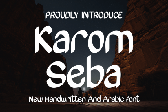 Karom Seba: The Handwritten Typeface for Authentic Brand Identity