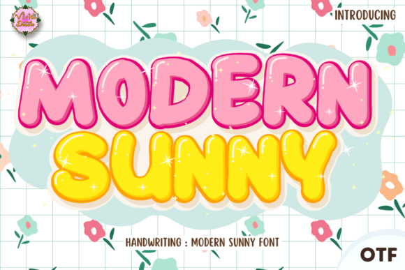 Modern Sunny: A Festive Font for Polished Branding