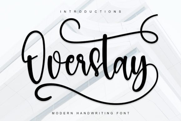 Overstay Font for a Polished Brand Identity