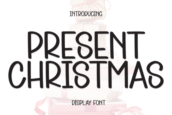 Present Christmas Font for Web Design Projects