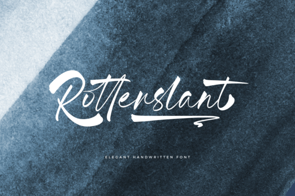 Rotterslant: The Elegant Handwritten Typeface for Real Brands