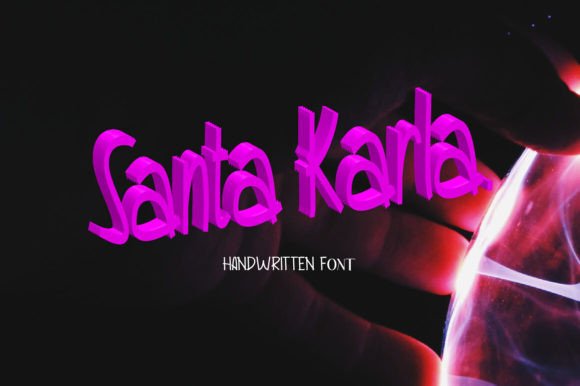 Santa Carla: A Handwritten Font That Elevates Your Web Design