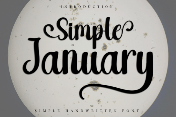 Simple January: A Playful Handwritten Typeface for Modern Web Design