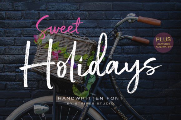 Sweet Holidays Font for Handmade Holiday Creations
