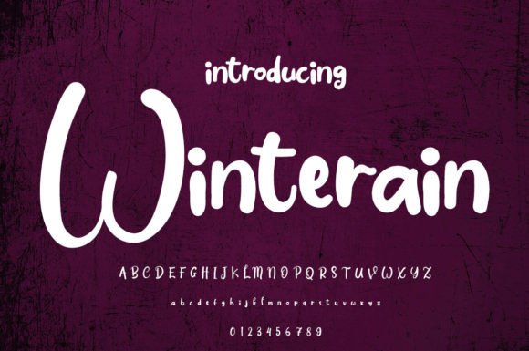 Winterain: A Handwritten Font That Elevates Branding